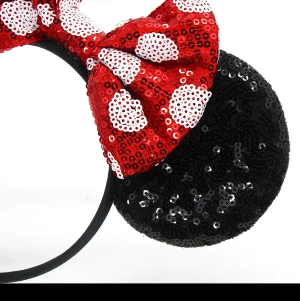 🐭🐭NEW🐭🐭ADORABLE!! MINNI MOUSE EARS Headband in RED